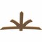 Ekena Millwork Davenport Timber Gable Bracket, Western Red Cedar, 72"W x 42"H x 1 1/2"D x 5 1/2"F, 14/12 Pitch GBW072X42X0206DAV00SWR - alternate 5